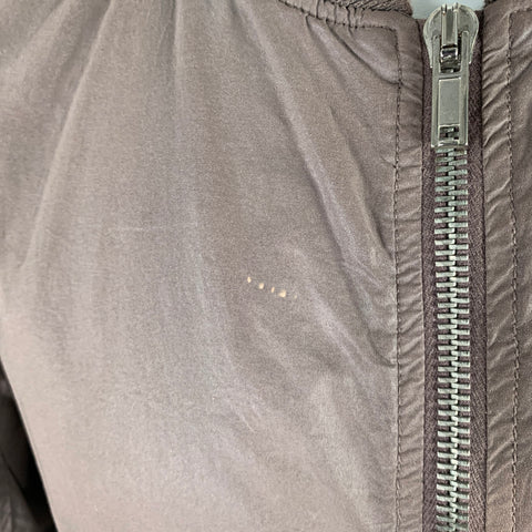 DRKSHDW Size M Khaki Taupe Cotton Blend Zip Up Jacket