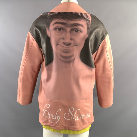 UNDERCOVER Size M Pink Leather Reversible Jacket