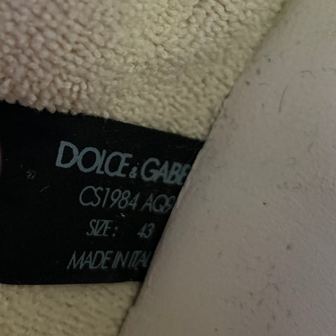 DOLCE & GABBANA Size 10 Multi-Color Nylon Lace Up Sneakers