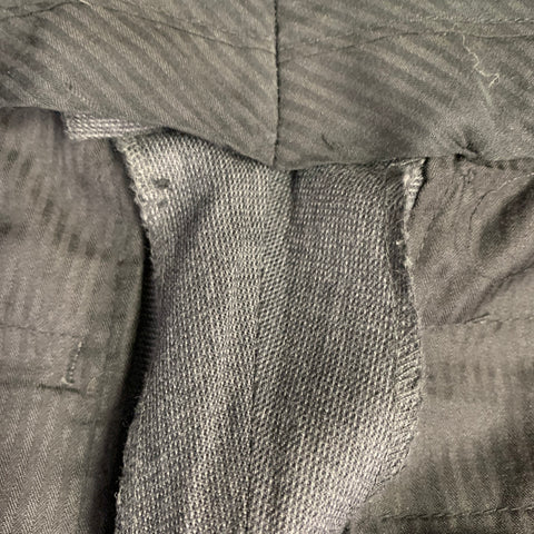 LOVA Size 44 Grey Wool Blend Single Button Notch Lapel Suit