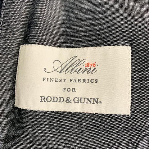 RODD & GUNN Chest Size L Navy Corduroy Cotton Sports Fit Single Breasted Sport Coat