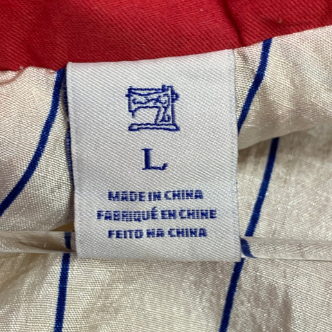 SCOTCH AND SODA Size L Red Polyester Blend Zip Up Jacket