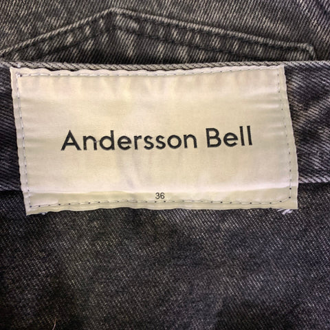 ANDERSON BELL Size 36 Black Wash Cotton Baggy Jeans