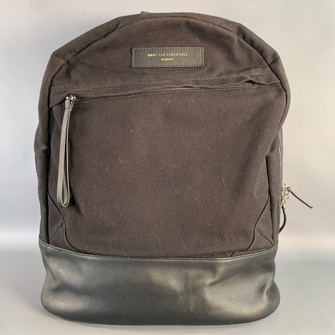 WANT LES ESSENTIELS DE LA VIE Black Nylon Backpack