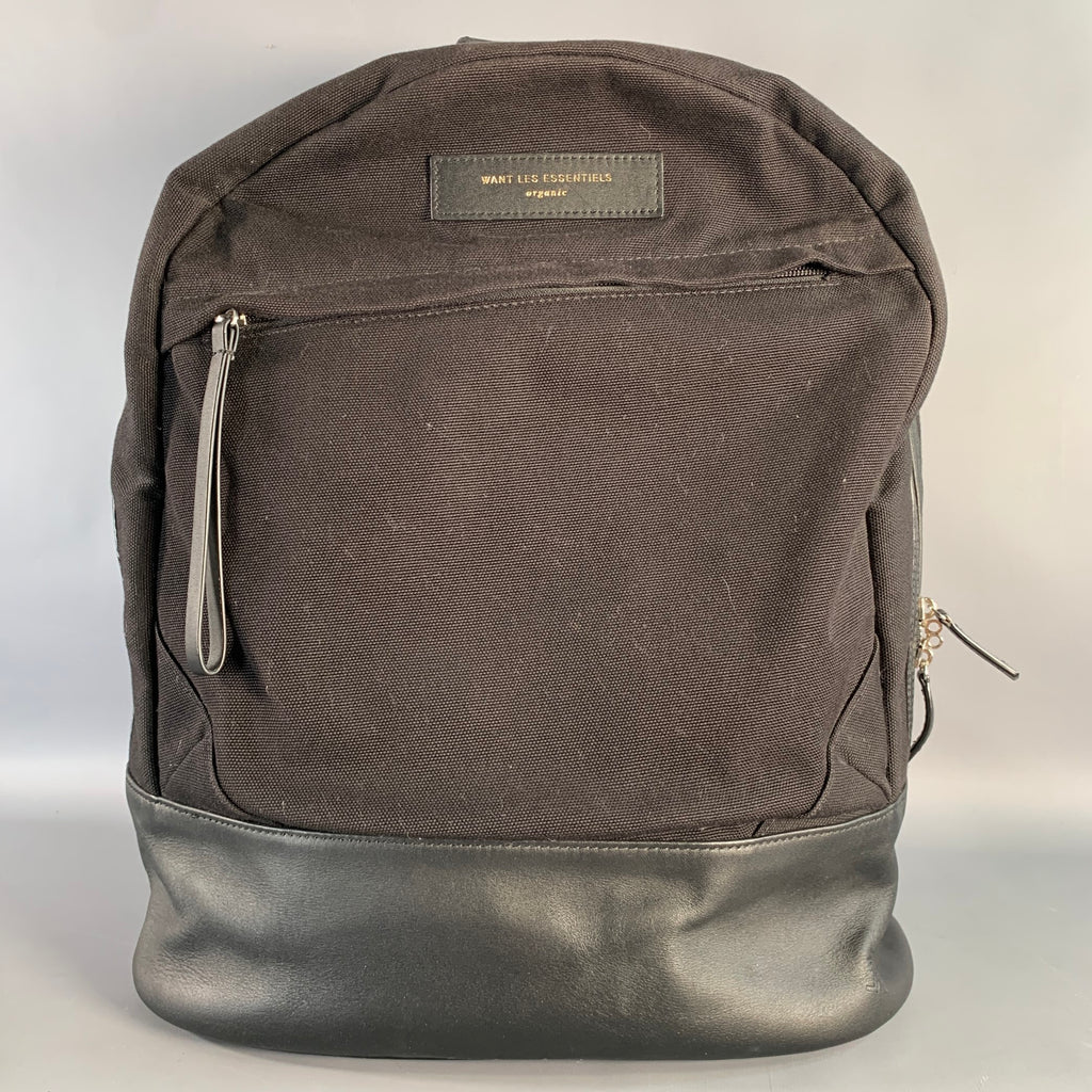 WANT LES ESSENTIELS DE LA VIE Black Nylon Backpack – Sui  display picture 3