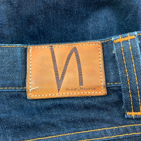 NUDIE JEANS Taille 32 Jean skinny en coton bleu