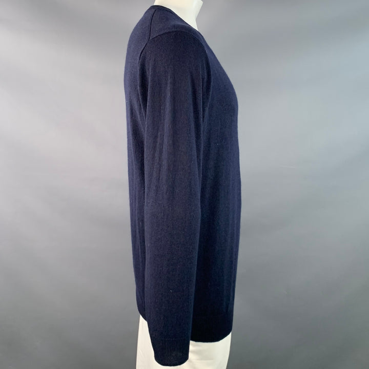 RODD & GUNN Size XL Navy Knit Wool Cashmere Blend Crew Neck Sweater