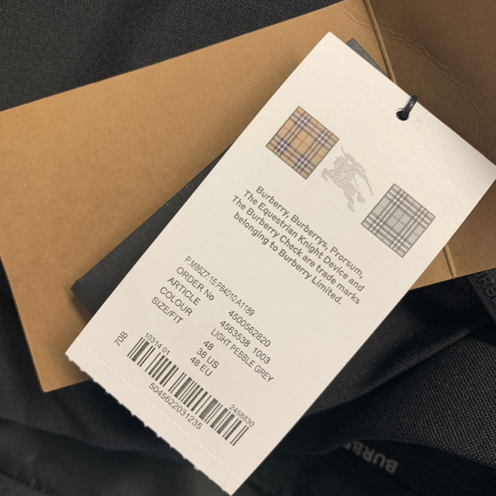 BURBERRY Size 32 Black Mohair / Wool Zip Fly Dress Pants