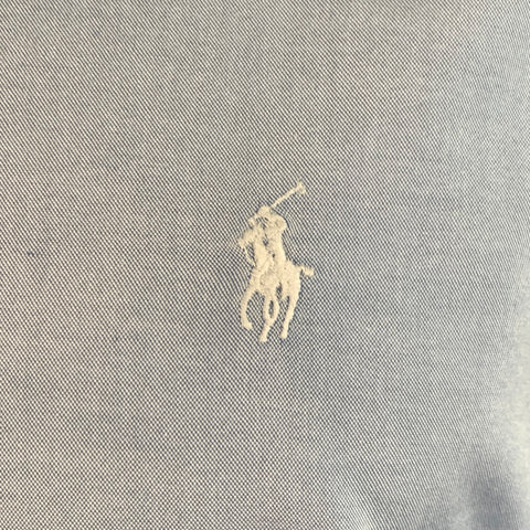 RALPH LAUREN Size S Blue Cotton Button Down Collar Long Sleeve Shirt