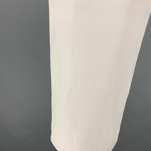 JOHN VARVATOS Taille 30 Jean élasthanne coton blanc cassé
