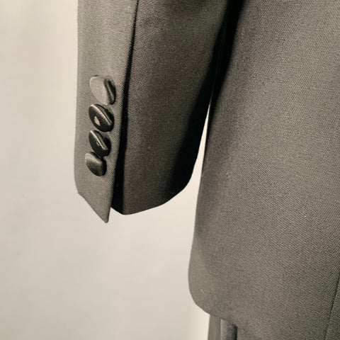 JoS. A. BANK Size 42 Black Wool Peak Lapel Tuxedo