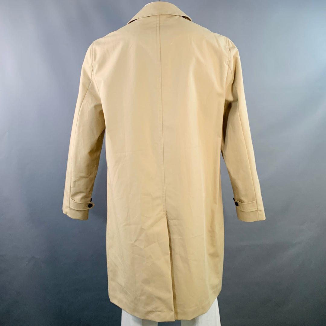 BROOKS BROTHERS Size XL Beige Cotton Trenchcoat