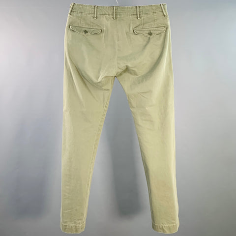 RRL by RALPH LAUREN Size 31 Olive Cotton Straight Casual Pants