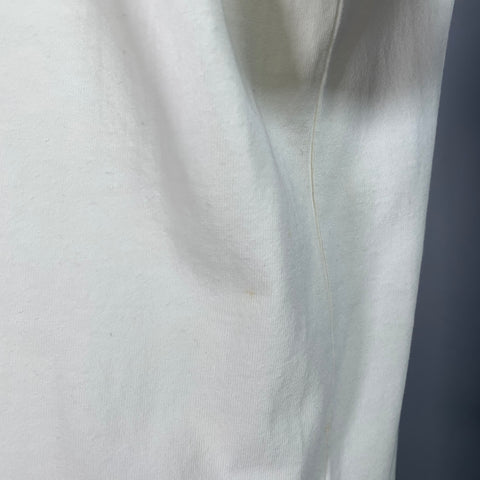 CALVIN KLEIN 205W39NYC Size S Electric Chair White Red Print Cotton One Pocket T-shirt