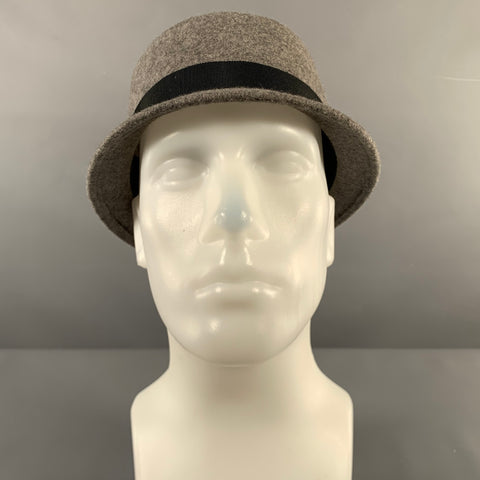 MAKINS Size L Grey Black Heather Felt Hats