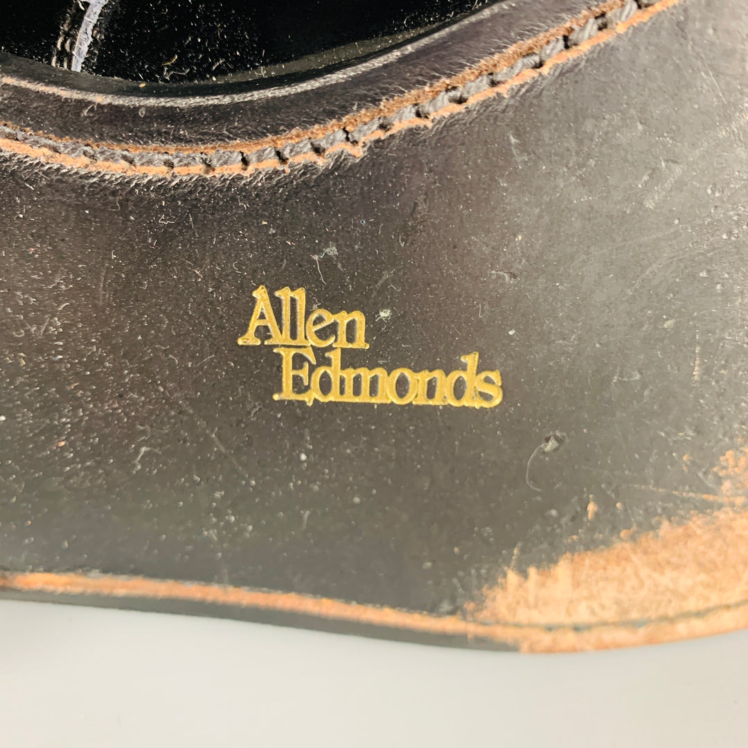 ALLEN EDMONDS Size 13 Black Patent Leather Lace-Up Shoes  display picture 3