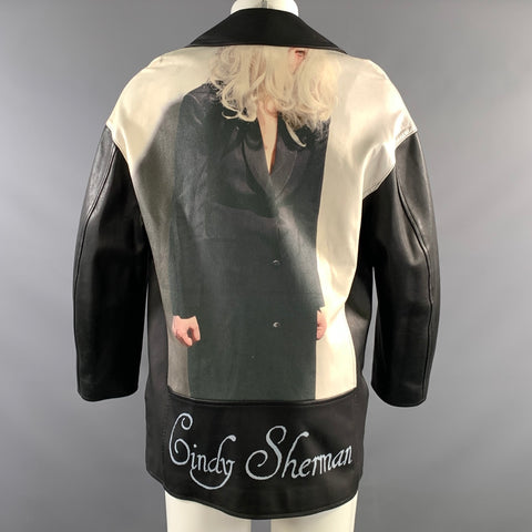 UNDERCOVER SS2018 Size M Black Leather Biker Jacket