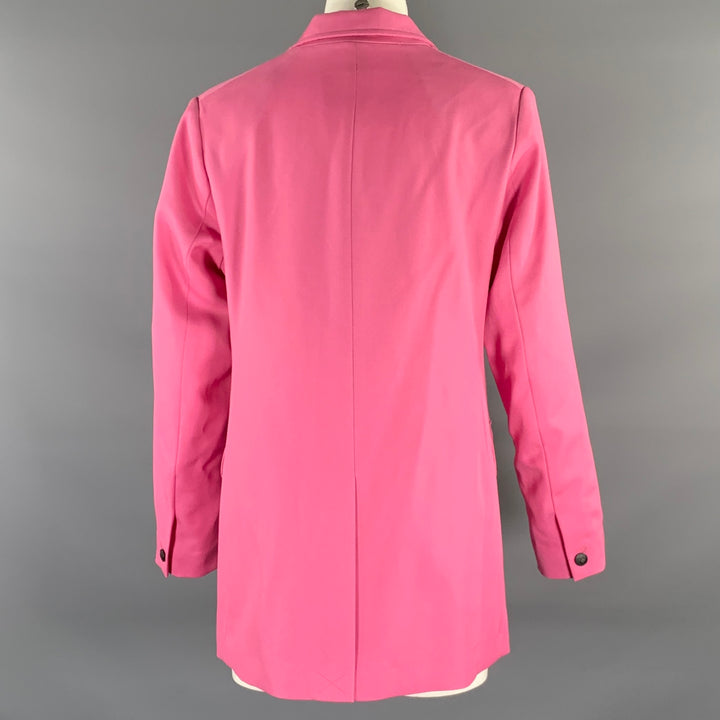 RAG & BONE Size M Pink Wool Notch Lapel Jacket