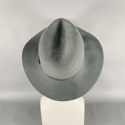 GOORIN BROTHERS Size S Grey Green Wool Felt Fedora Hat