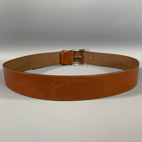 SALVATORE FERRAGAMO Size 33 Brown Leather Belt
