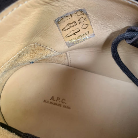 APC Size 8 Brown Suede Chukka Boots
