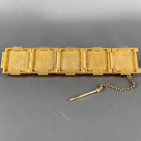 MARC JACOBS Orange Gold Sterling Bracelet