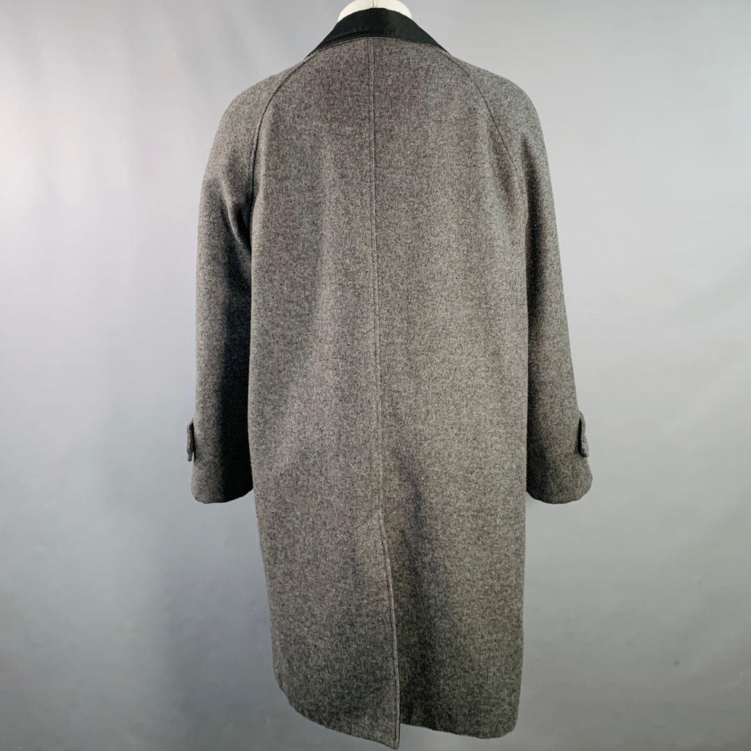 DOLCE & GABBANA Size 38 Grey Black Reversible Buttoned Coat