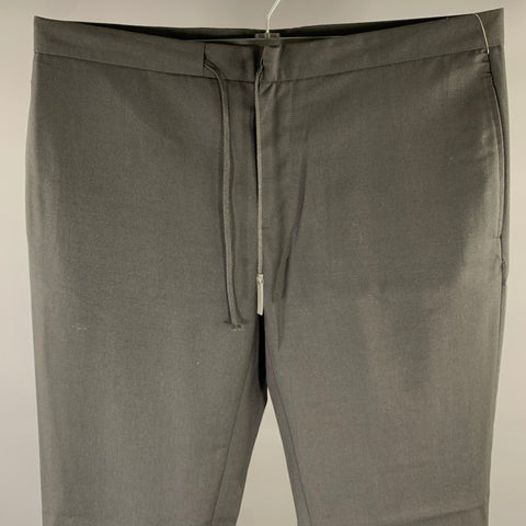 MAISON MARGIELA Size 36 Black Wool Relax Casual Pants