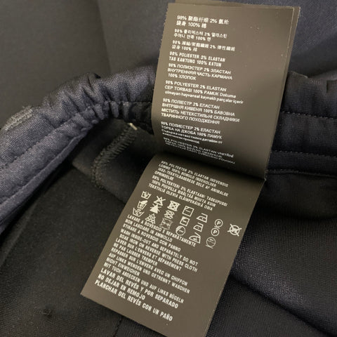PRADA Size XL Navy Polyester Elastane Elastic Waistband Casual Pants