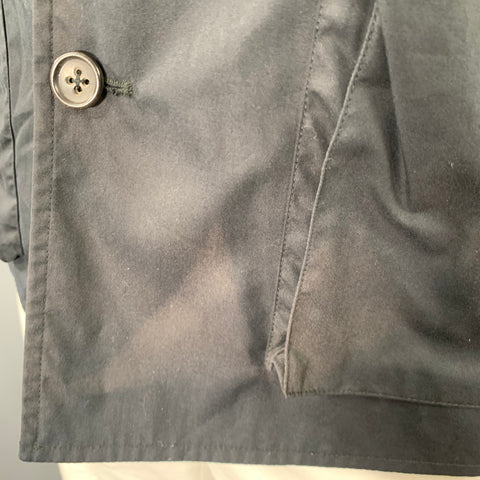 JIL SANDER Size 42 Black Parka Jacket