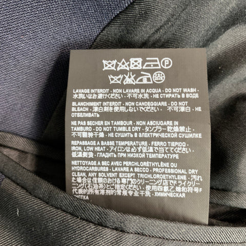 SAINT LAURENT Size 36 Navy Wool Notch Lapel Sport Coat