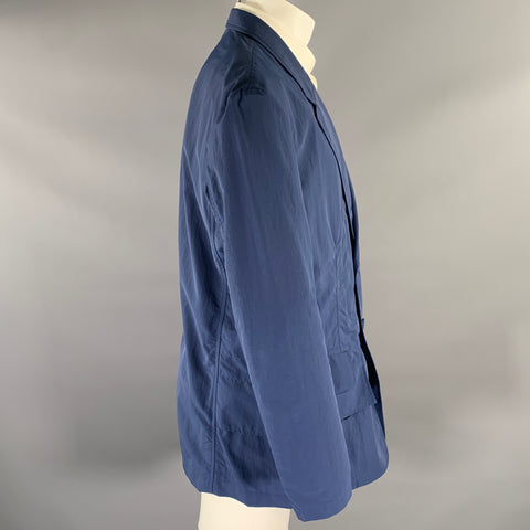 Y-3 Size M Navy Polyamide Notch Lapel Sport Coat