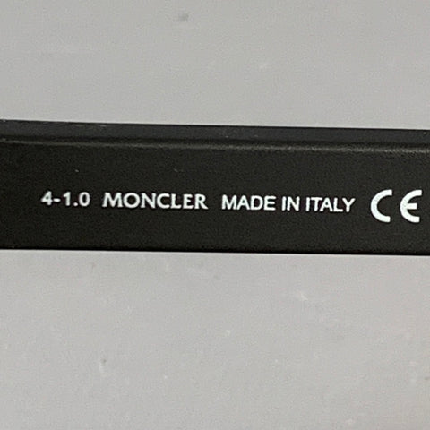 MONCLER Black Acetate Square Mirrored Sunglasses