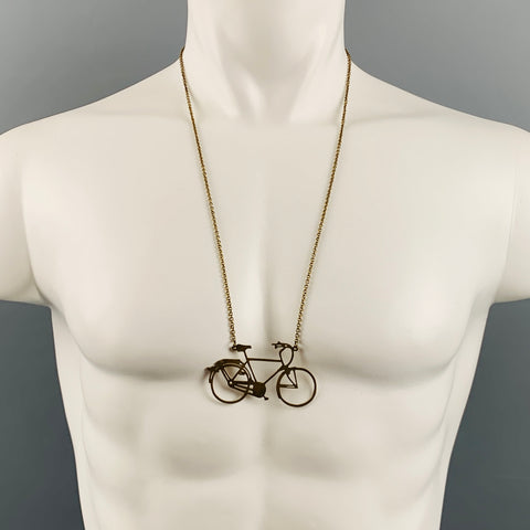 VINTAGE Gold Metal Necklace