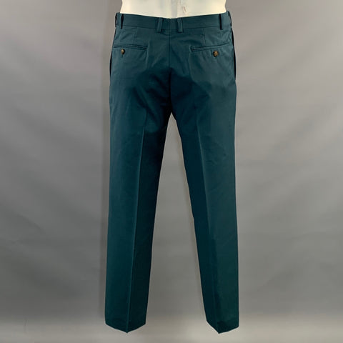 INDOCHINO Chest Size 40 Teal Wool & Mohair 34 30 Suit