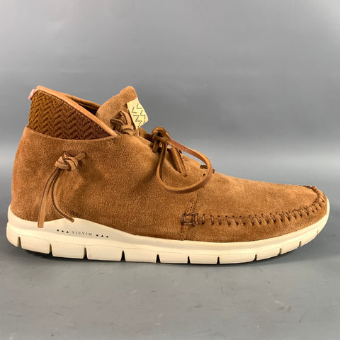VISVIM Size 12 Brown Suede Chukka Boots