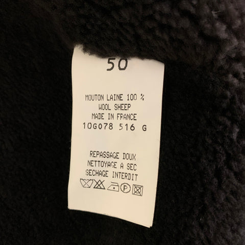 MAISON MARTIN MARGIELA Size M Brown Reversible Shearling Full Zip Vest