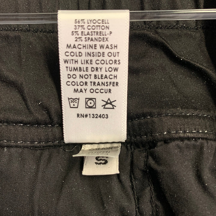 COTTON CITIZEN Size S Black Cotton Elastic Waistband Casual Pants