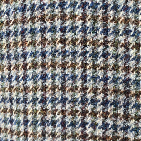 TODD SNYDER Size XXL Grey Brown Navy Houndstooth Wool Jacket