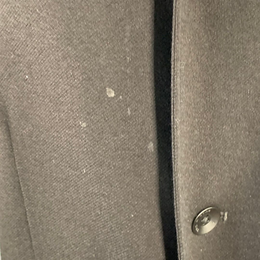 RAG & BONE Size M Black Viscose Blend Twill Chore Jacket