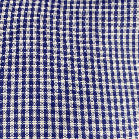 TOM FORD Chemise à manches longues boutonnée en coton à carreaux bleus et blancs, taille L