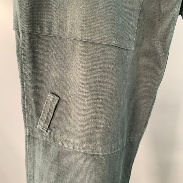 NICE COLLECTIVE Size 34 Black Cotton Side Tabs Casual Pants