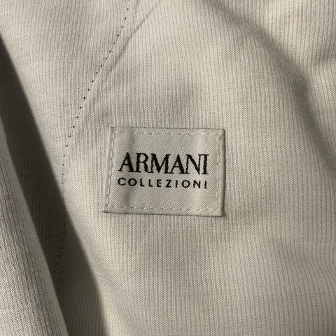 ARMANI COLLEZIONI Size 32 Black Charcoal Plaid Wool Flat Front Dress Pants