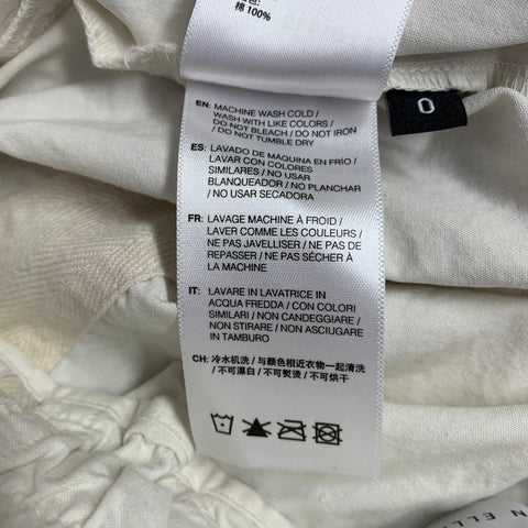JOHN ELLIOTT Size XS White Beige Cotton Drawstring Shorts