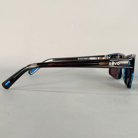 REVO Finley G Blue Acetate Polarized Sunglasses