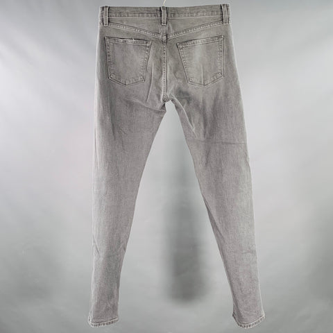 J.BRAND Taille 31 Jean en jean selvedge coupe slim fuselée en mélange de coton gris Tyler