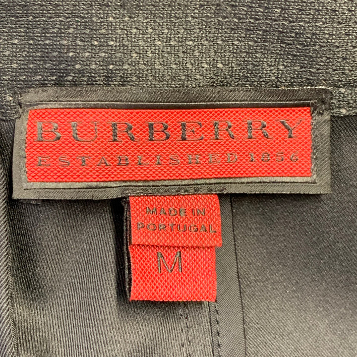 BURBERRY Size M Black Polyester Straight Zip Pockets Casual Pants