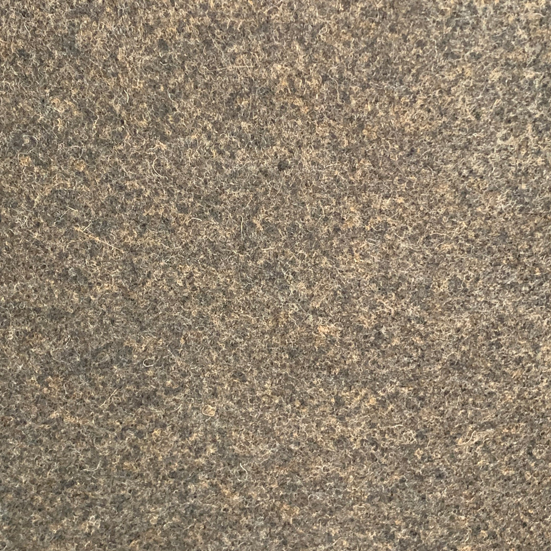 HARRIS WHARF LONDON Size 46 Heather Grey Brown Black Wool Single Breasted Coat