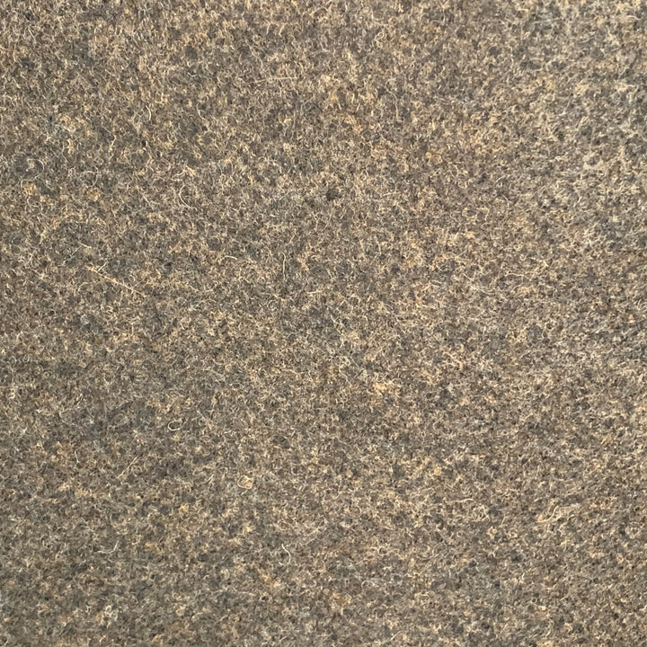 HARRIS WHARF LONDON Size 46 Heather Grey Brown Black Wool Single Breasted Coat