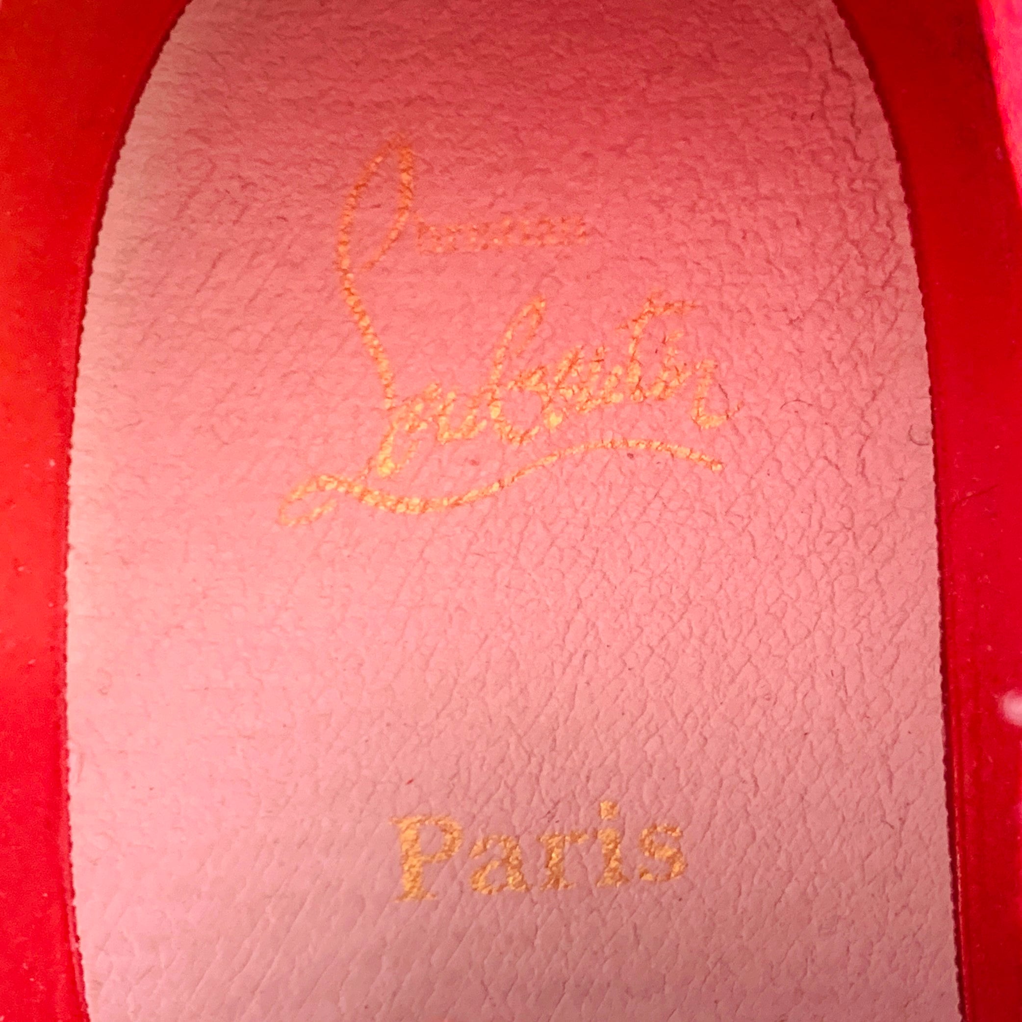 CHRISTIAN LOUBOUTIN Size 11.5 Arpoador Red Suede Low Top